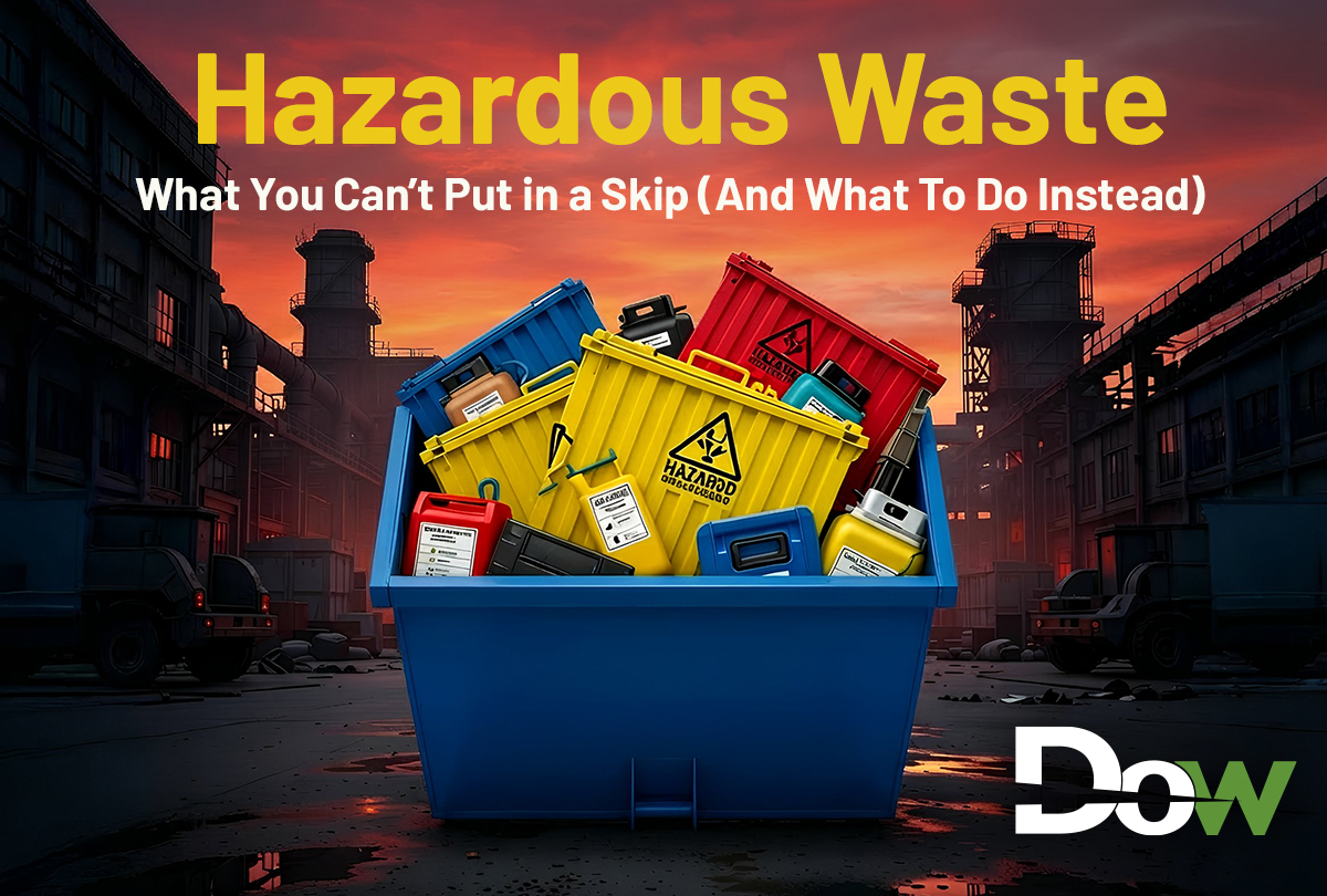 Hazardous Waste: What You Can’t Put in a Skip (And What To Do Instead)